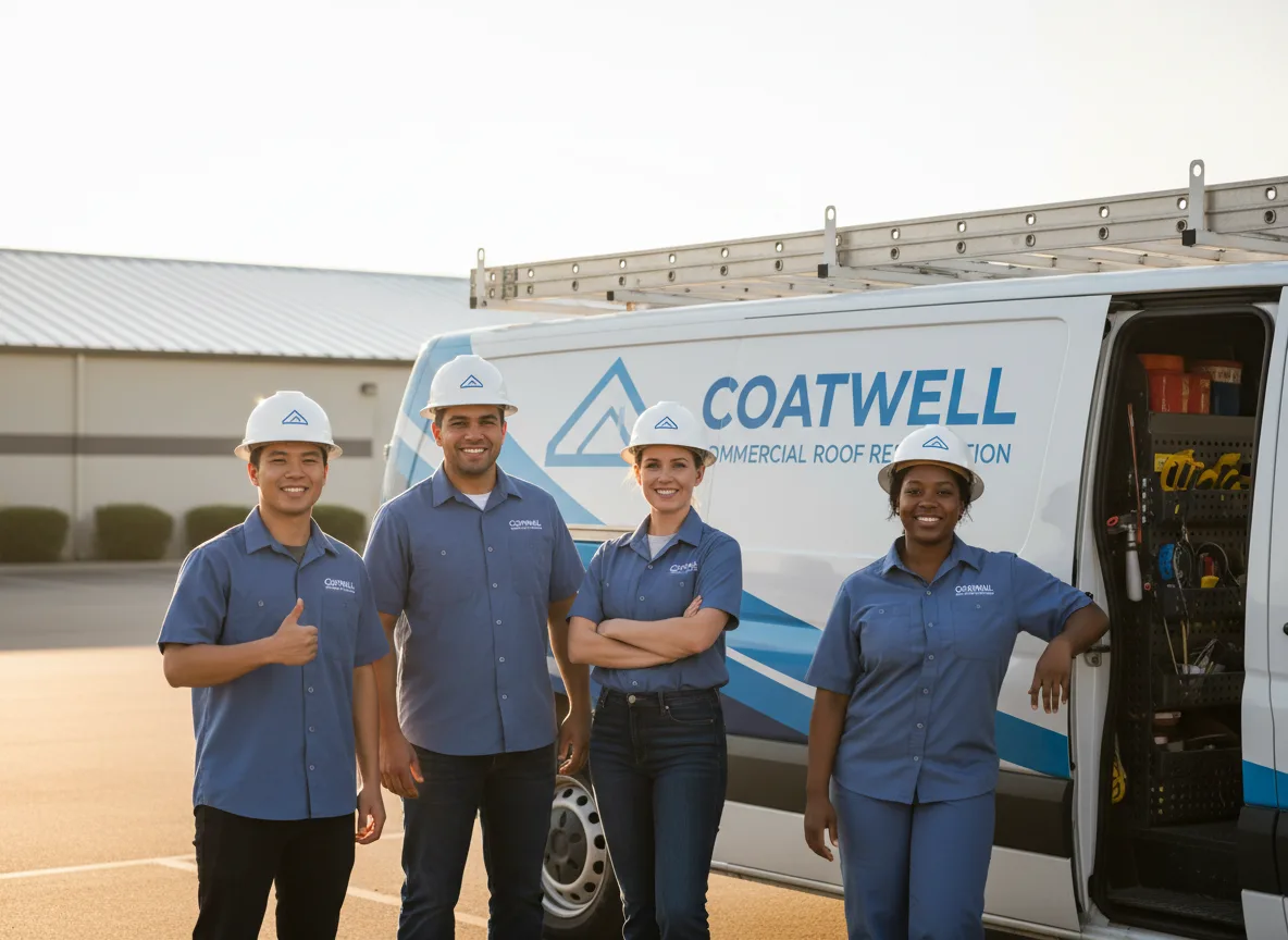 Commercial roof coating company in Somerville, TX